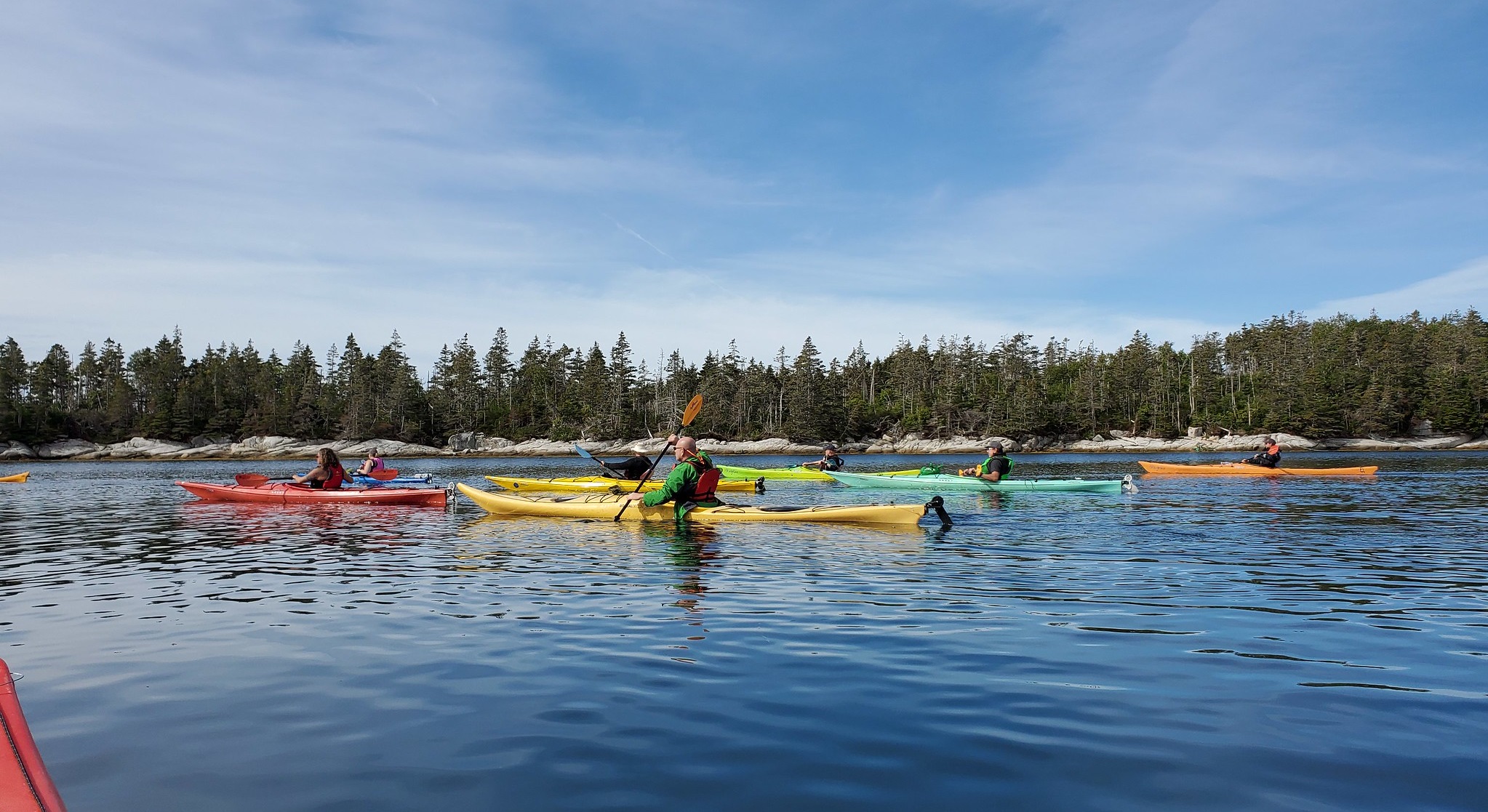 Kayaking in Mactaquac Provincial Park, NB Image