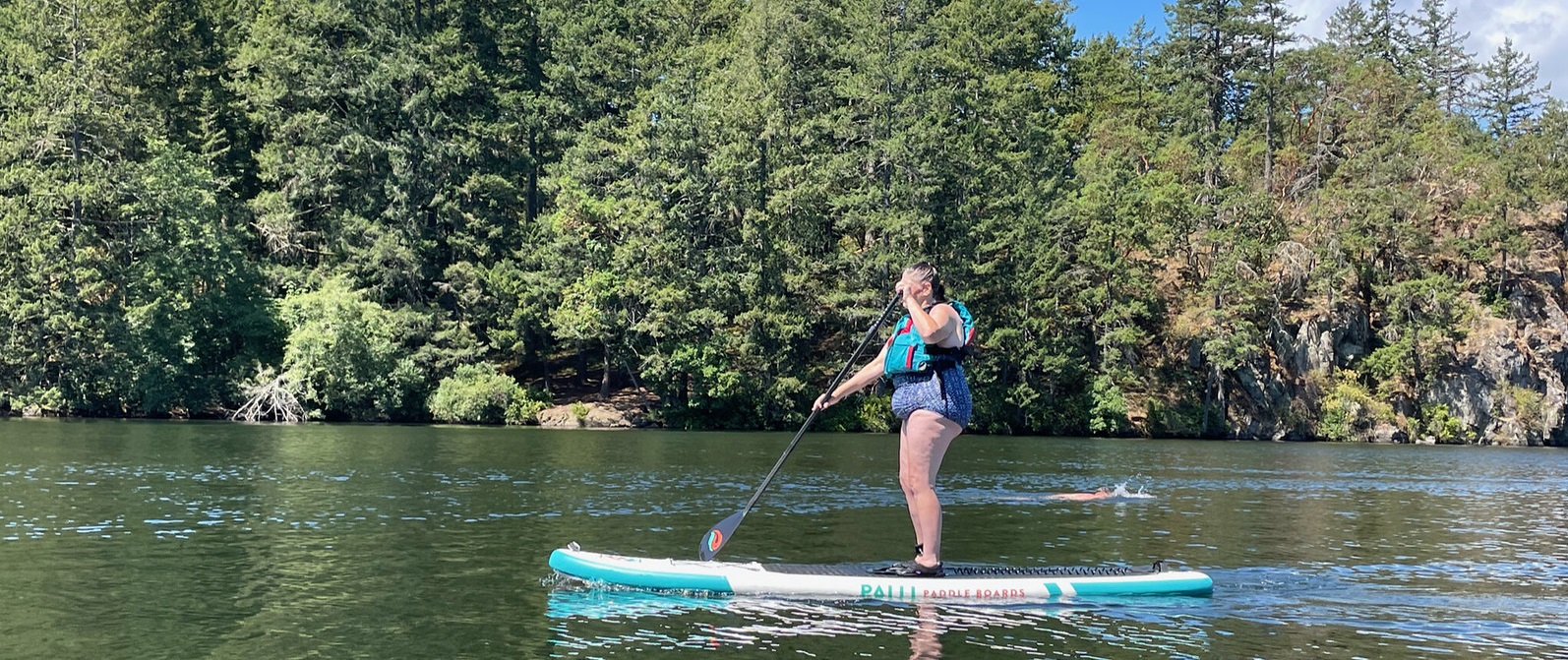 Stand-up Paddle-boarding at Wasaga Beach, ON Image