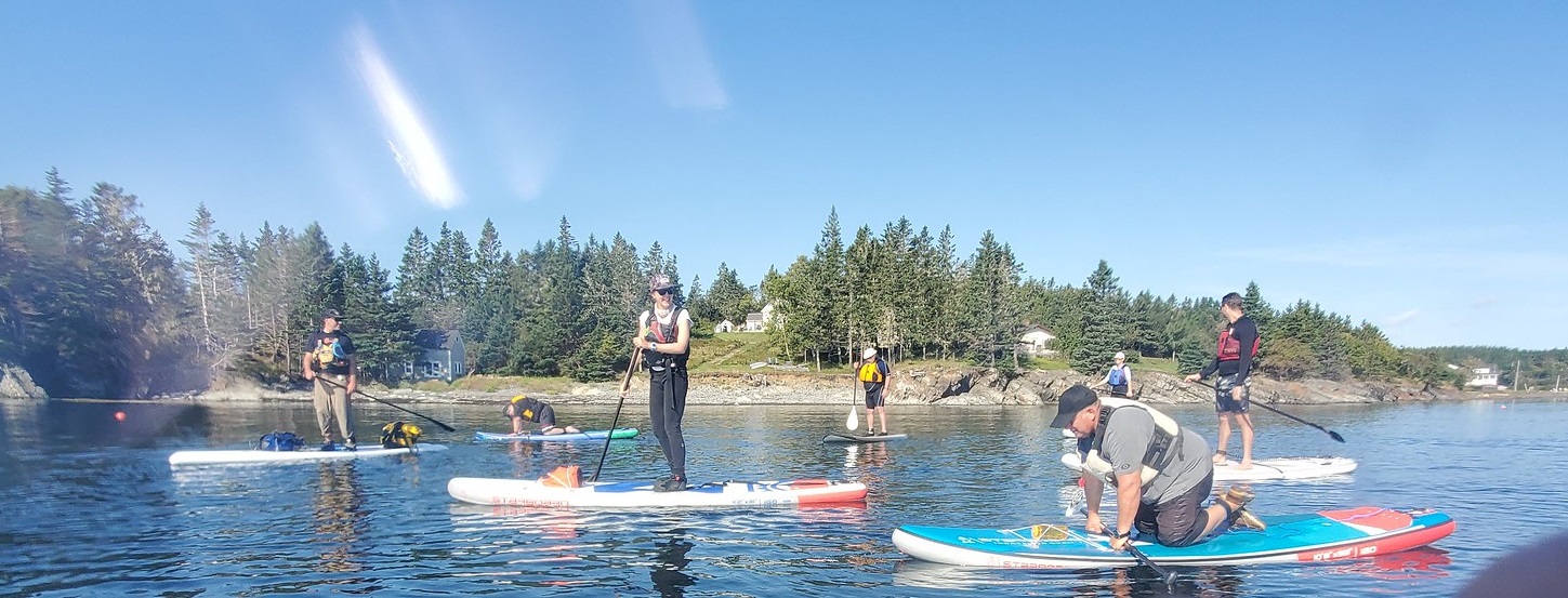 Introduction to Stand-up Paddle-boarding and Yoga in Gatineau Park, QC Image