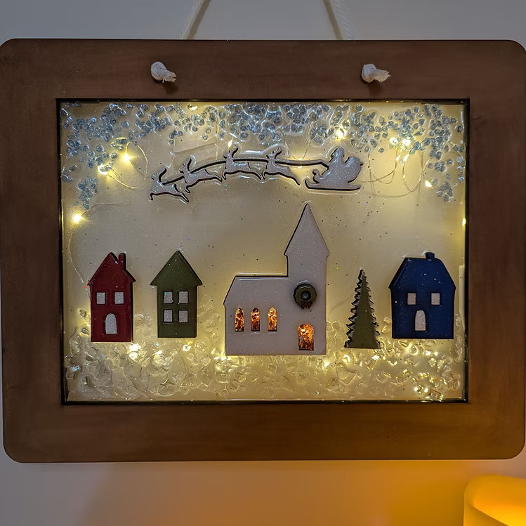 Holiday Resin-Pour Lighted Frame Workshop - 2026 - Sackville, NS