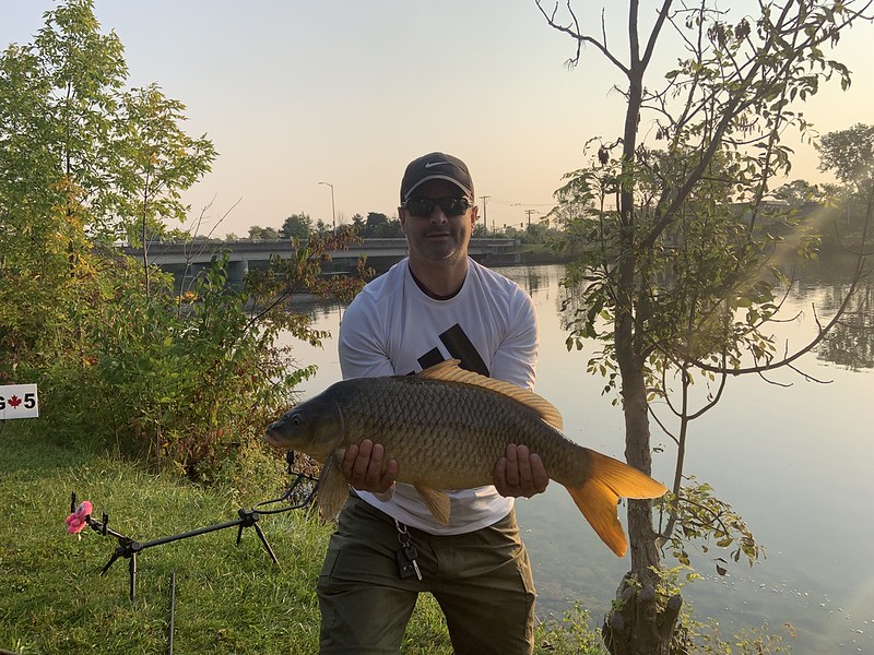 Carp Fishing on the Welland Canal Image
