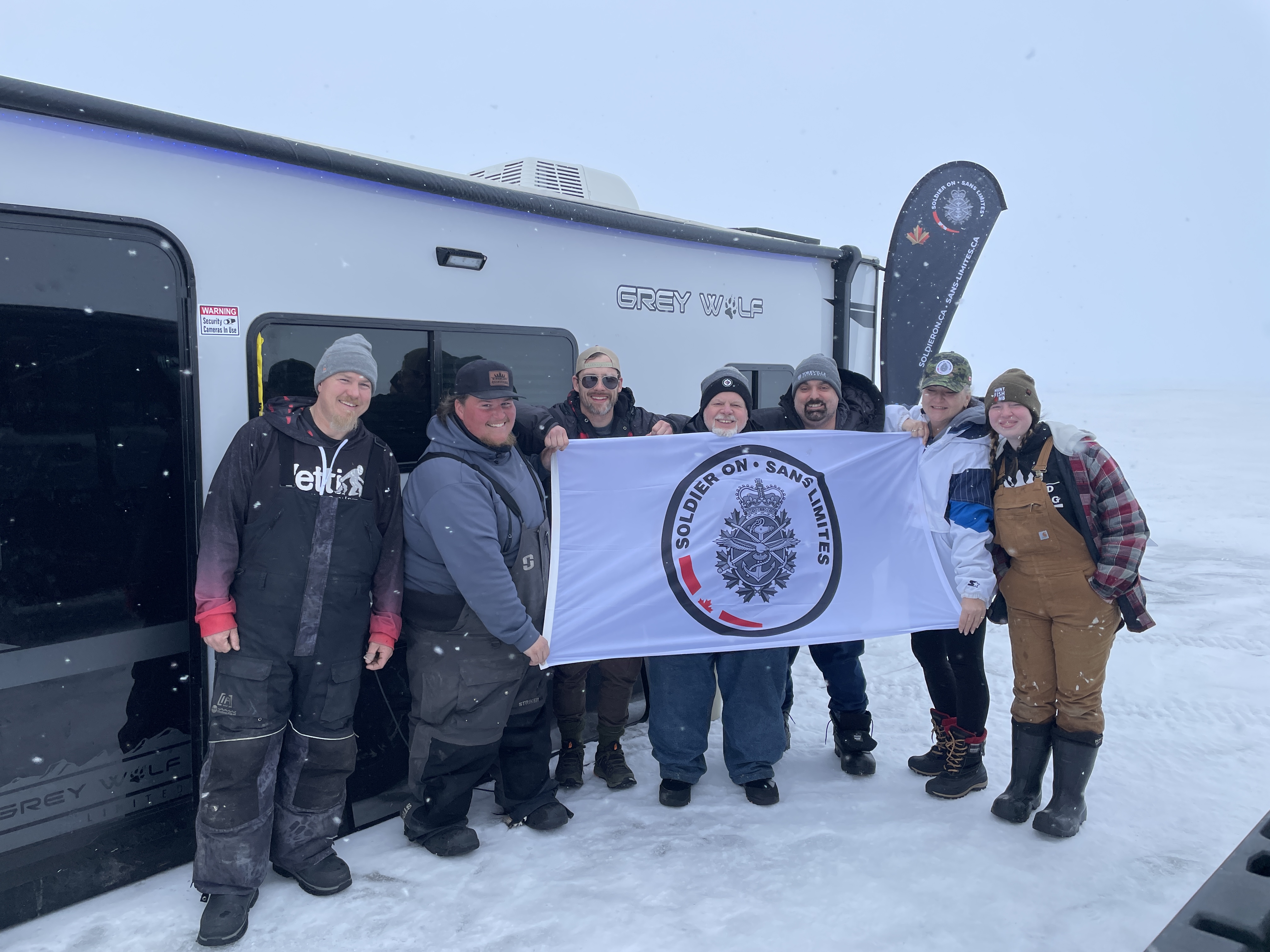 Lake Winnipeg Ice Fishing Image